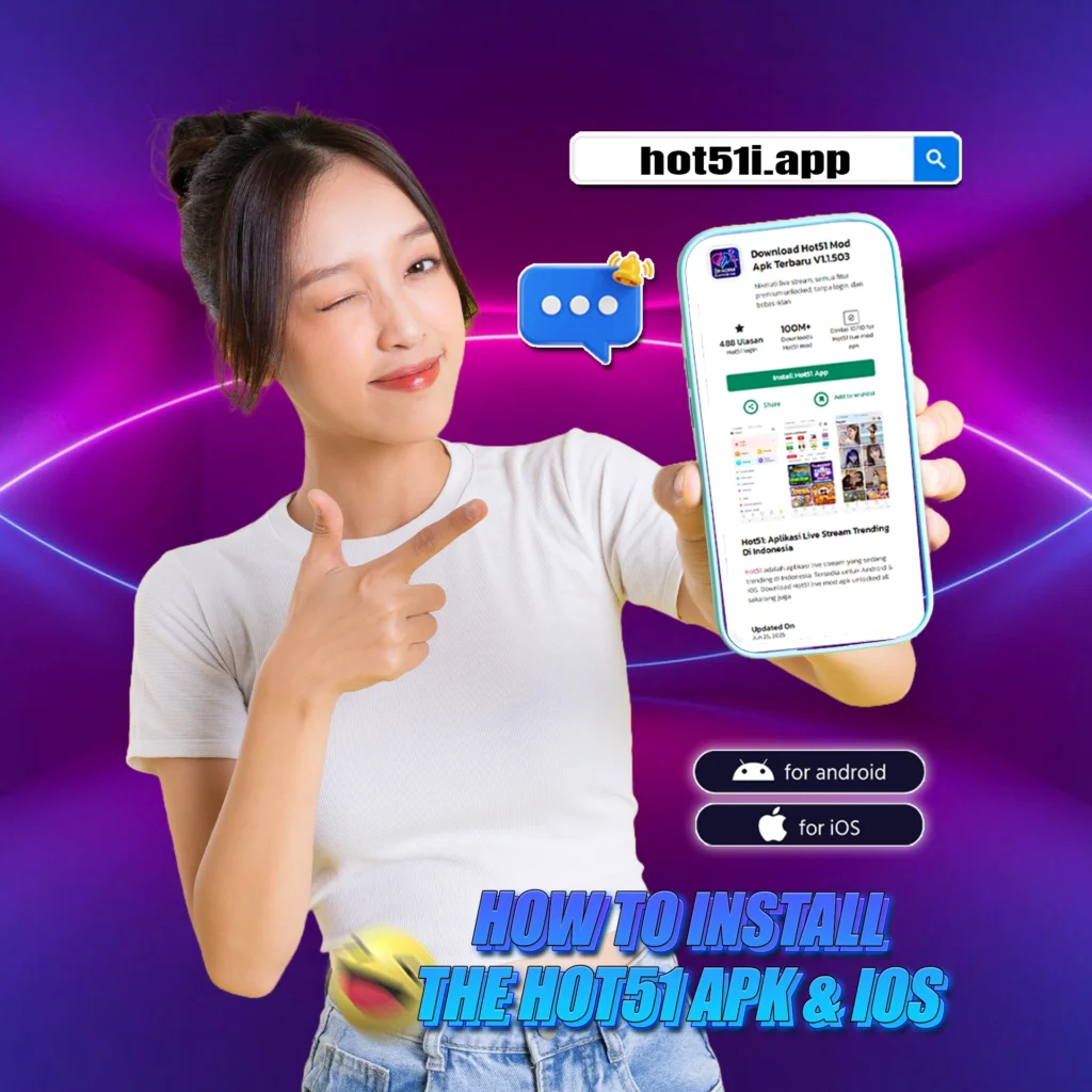 Hot51apps.vip: Hot51 Showcases Indonesian Cute Girls with Playful and Relaxed Energy