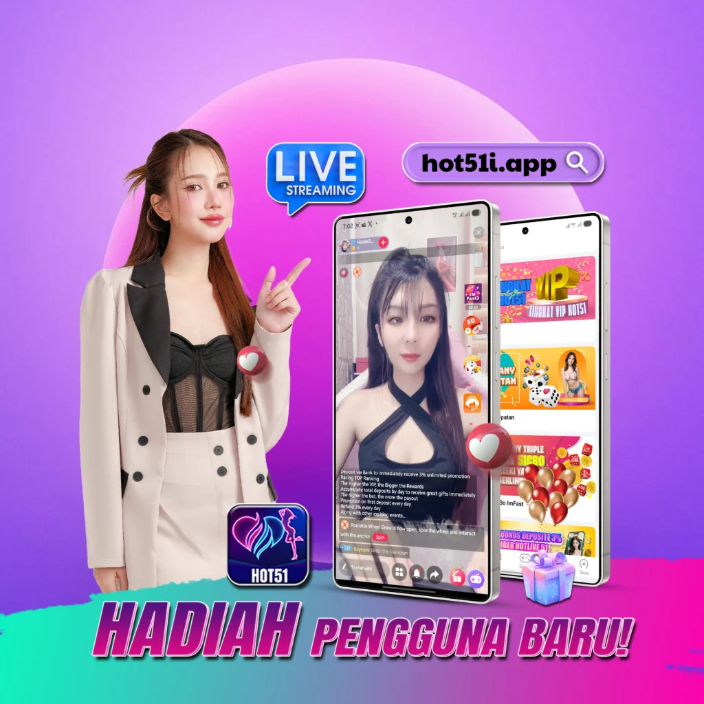 Hot51apps.vip: Hot51 Live Streams Make Indonesian Cute Girls Shine Naturally on Screen