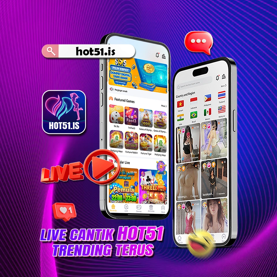 Hot51apps.vip: Cute Indonesian Streamers Add Personality to Hot51 Sessions